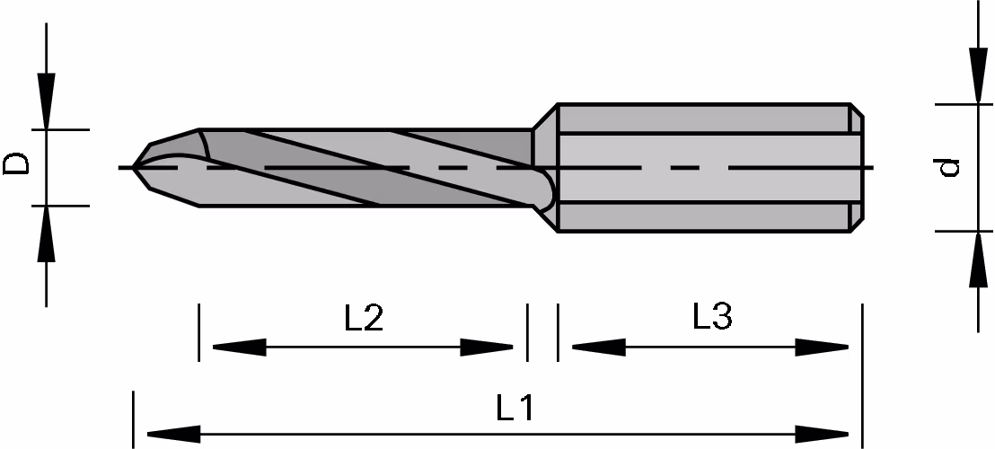 Mosquito VHW through-hole drill bits LEUCO 2