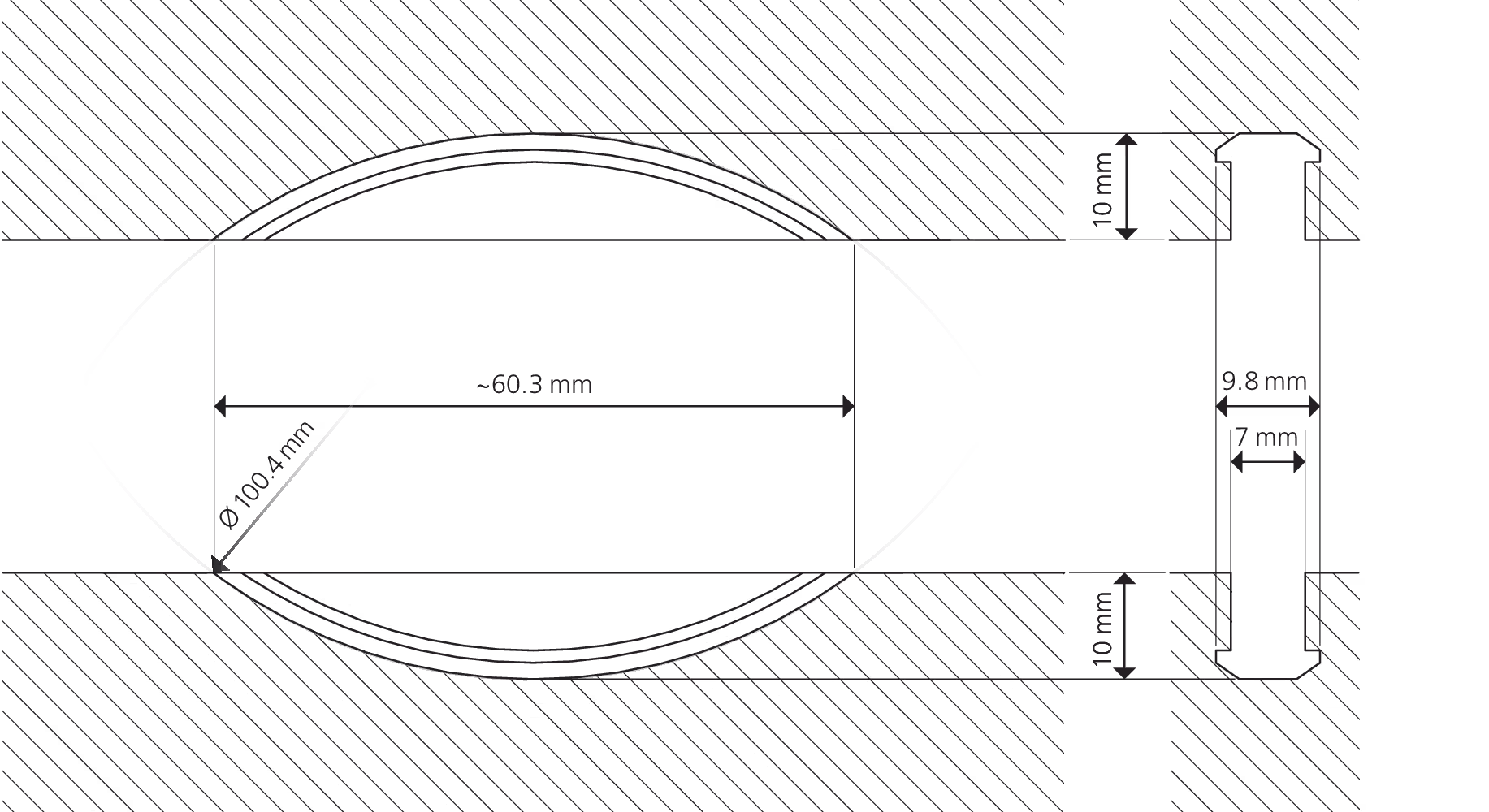 Lamelle de guidage Bisco P 3