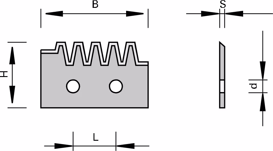 Set of HW tongue-and-groove indexable inserts LEUCO 2