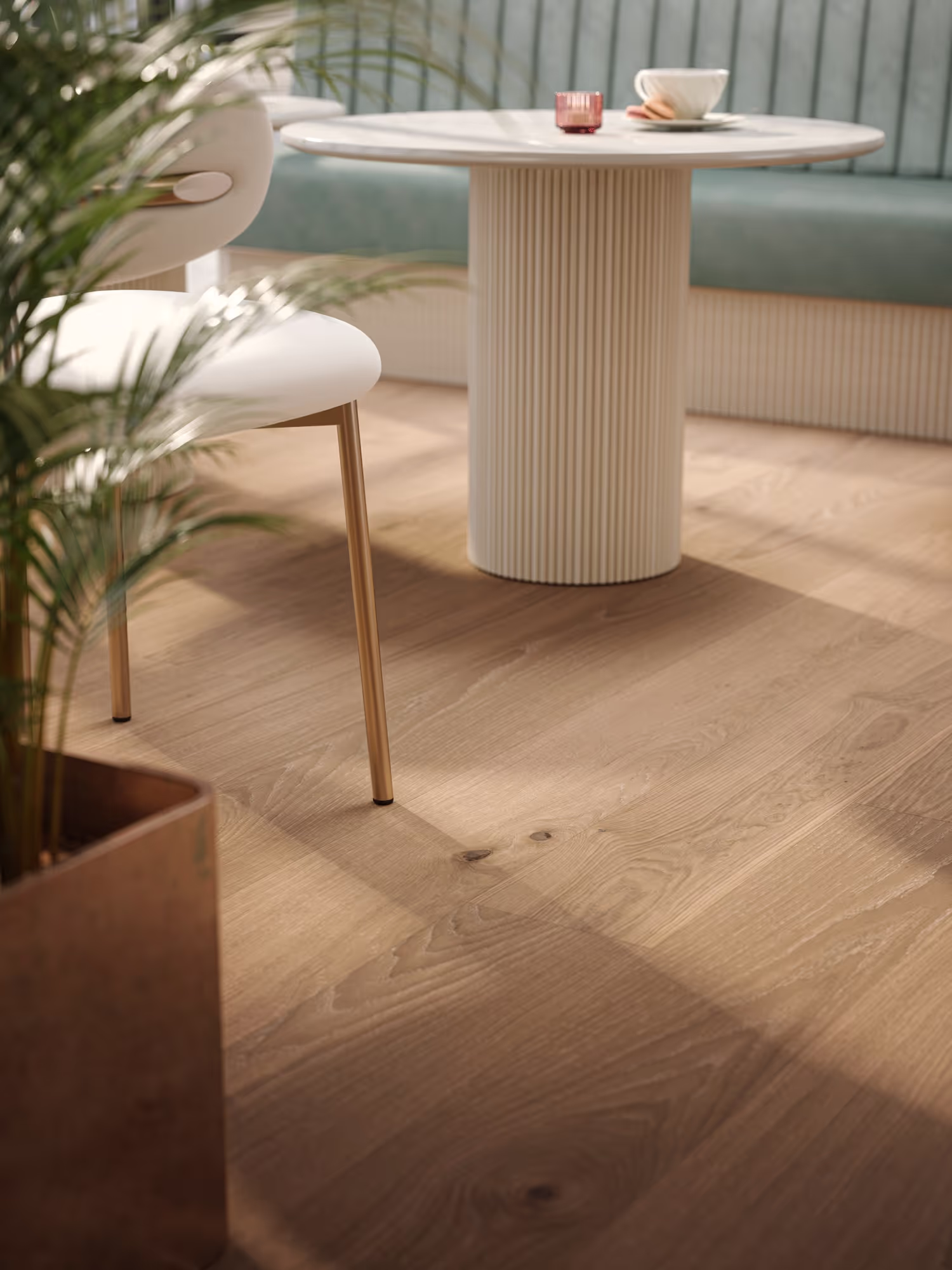 Lame de parquet hybride Bjelin Woodura Hylta chêne Desert 3
