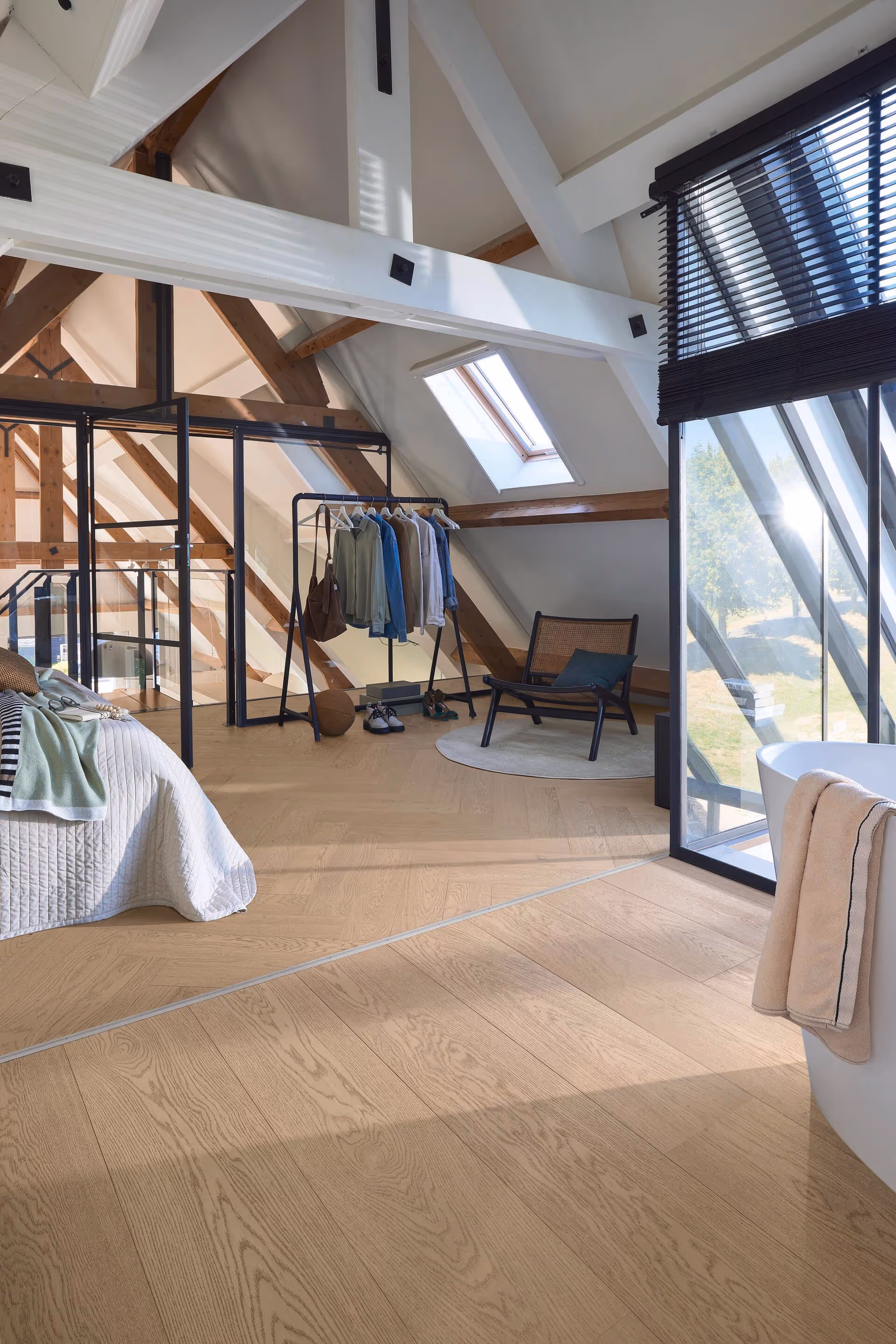 Lame de parquet contrecollé MEISTER Lindura HS 500 chêne Classic oak sand grey 5