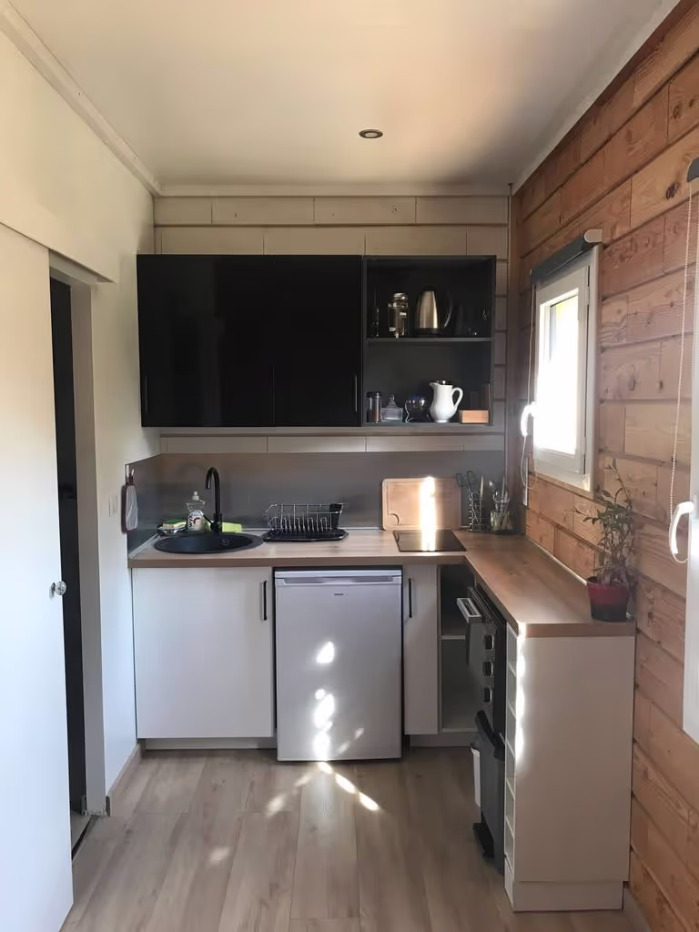 20 m² timber kit studio – holiday lodge in the Ardèche