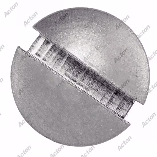 Slotted countersunk head machine screw DIN 963, A2 stainless steel Acton 3