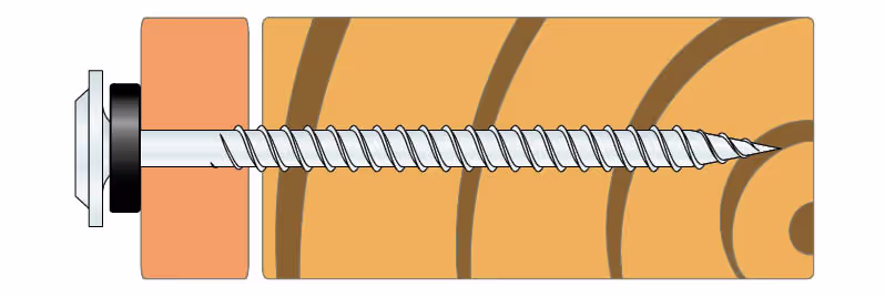 FSWA2 Vis tête plate - Inox A2 3