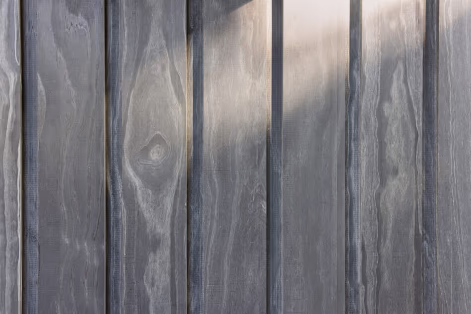 Accoya Color Grey deck and cladding on a campus