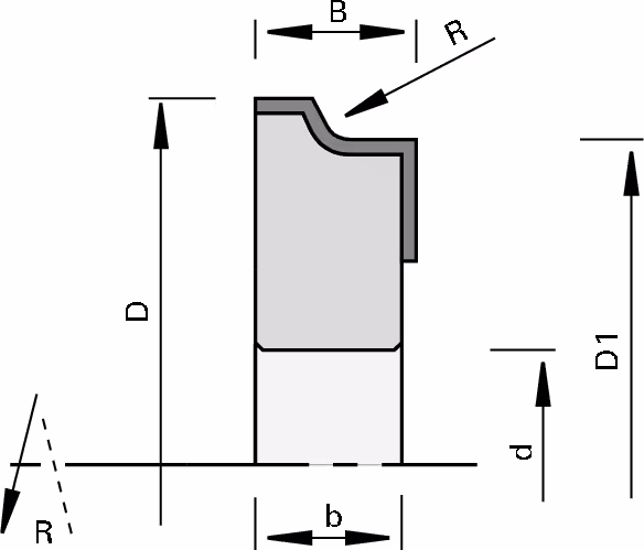 HW edge rounding tool bodies LEUCO, Homag (Brandt) 2