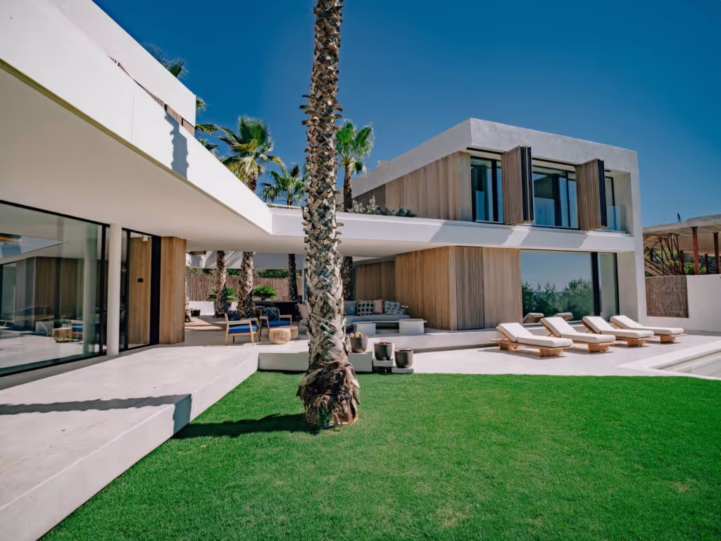 Accoya deck and cladding for Villa Harmony in Ibiza