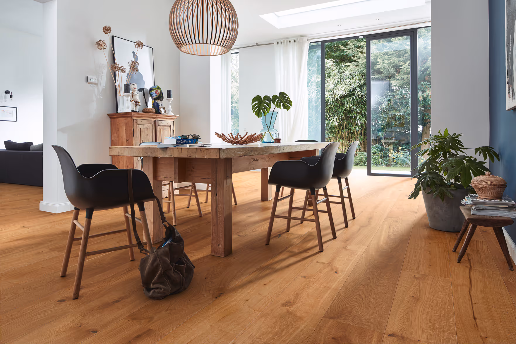 Lame de parquet contrecollé MEISTER Lindura HD 400 chêne Authentic oak huilé 3