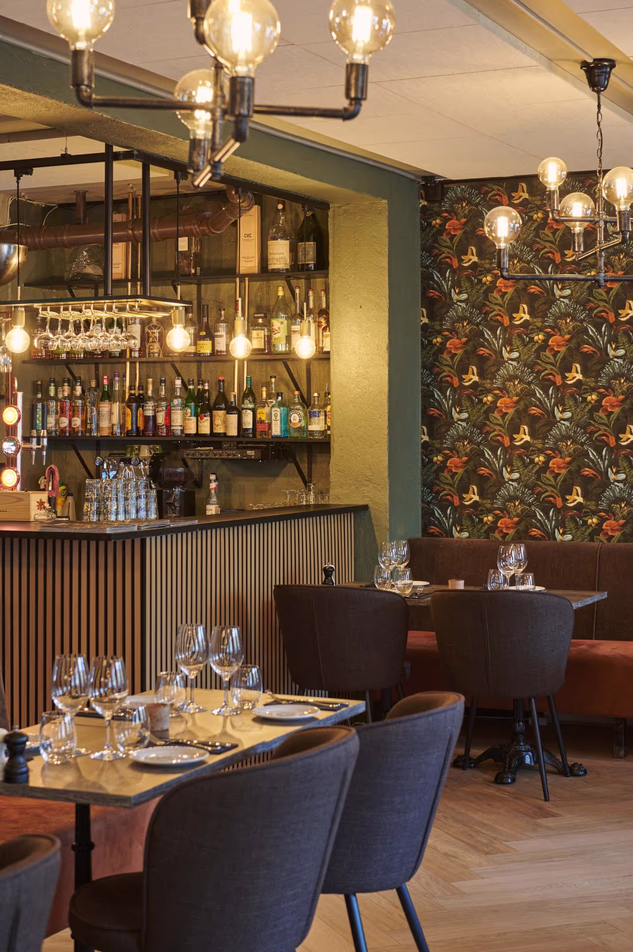 A modern, welcoming restaurant
