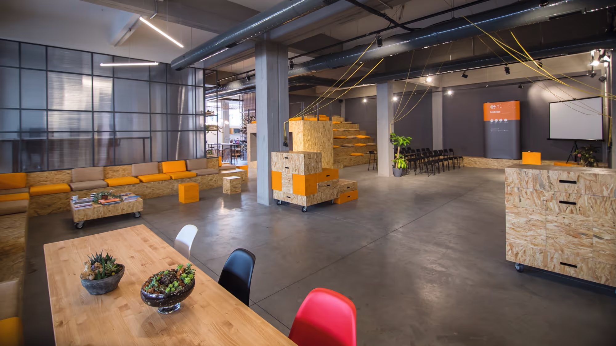 Habita coworking spaces