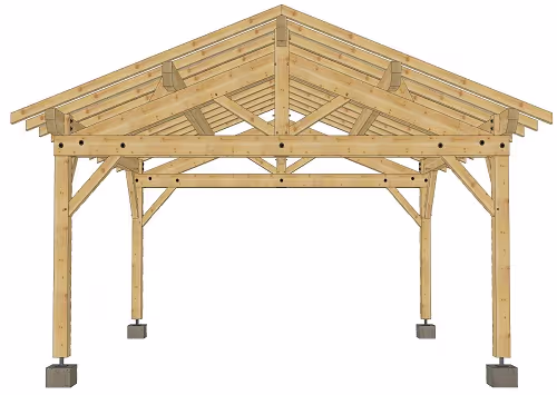 Carport en épicéa Grand Veymont 5
