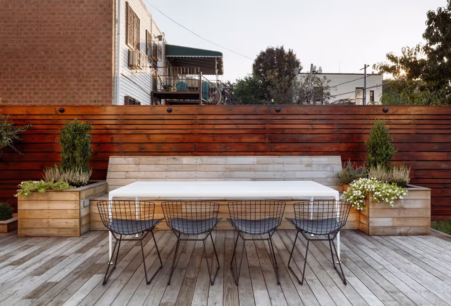 Deck of a private house, Washington