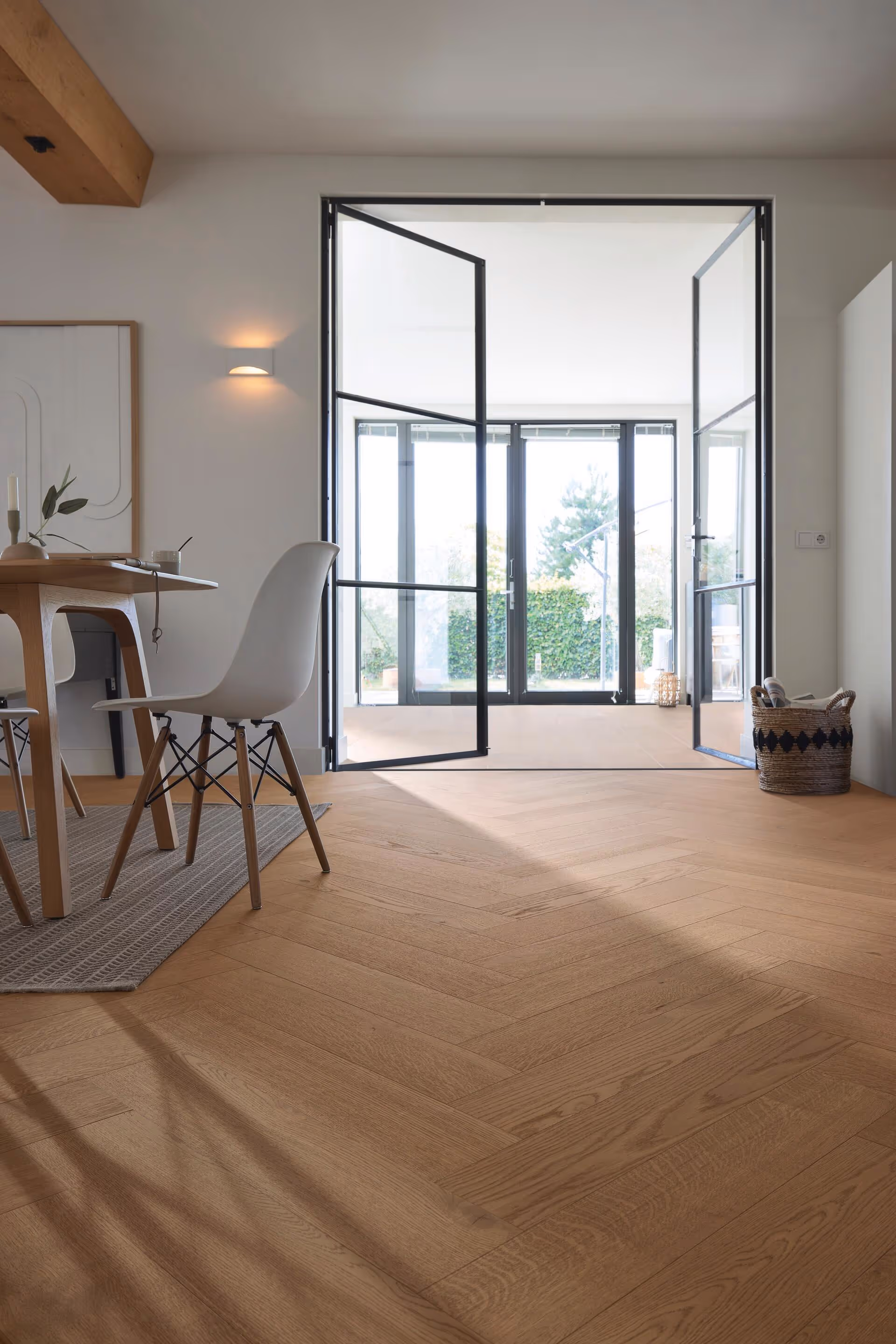 Lame de parquet contrecollé MEISTER Lindura HS 500 chêne Classic oak Clay brown 5