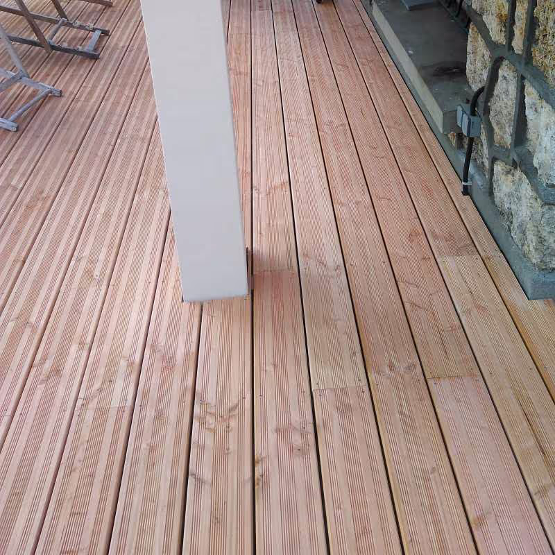 Grooved Timber Decking Board FIGARO 27x145 Douglas Fir 2
