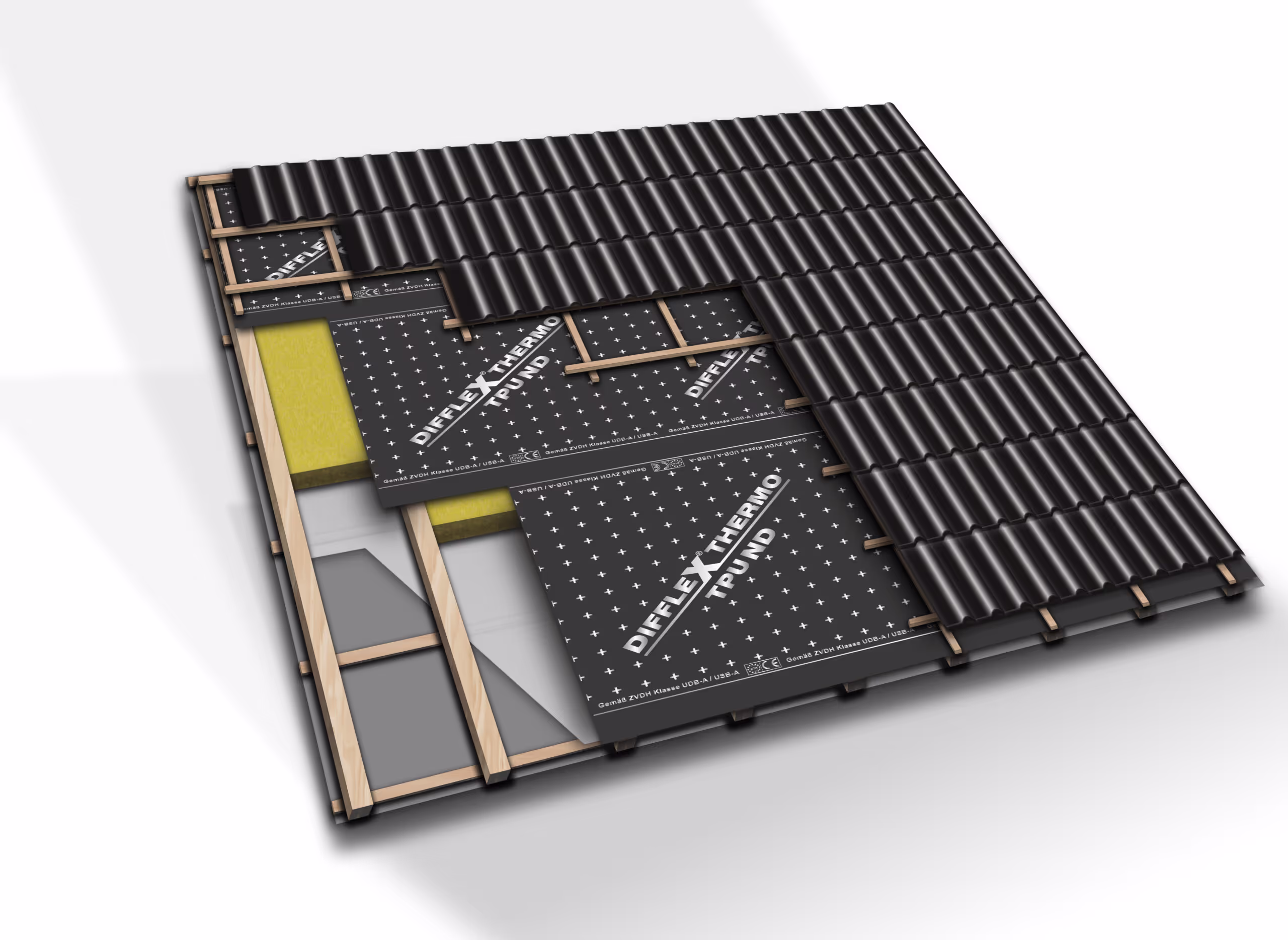Écran de sous-toiture BWK Difflex Thermo TPU ND 2