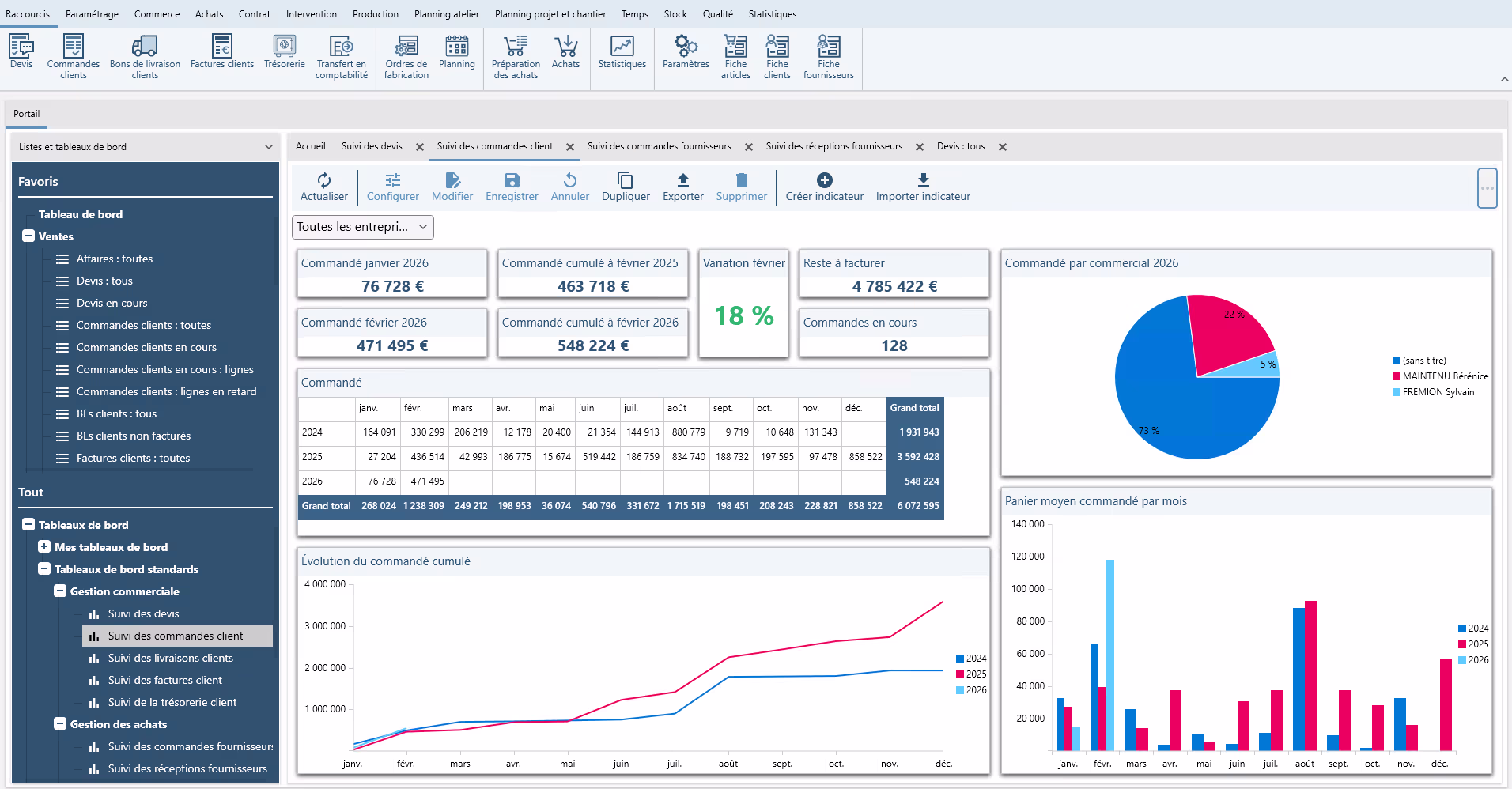 Herakles ERP (GPAO) software – base pack and main features 3