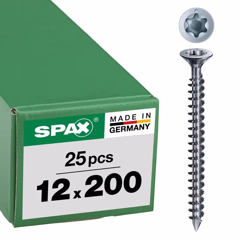 Vis à bois SPAX WIROX tête fraisée Ø 12 mm 2