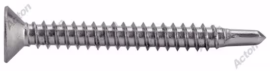 Countersunk head square drive self-drilling screws, A2 stainless steel, DIN 7504 O Acton 2
