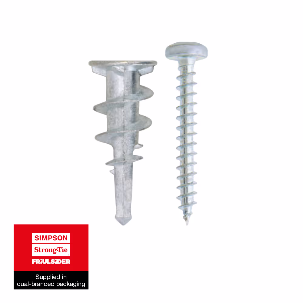 TRZ Cheville autoforeuse Zamac pour plaques de plâtre 2