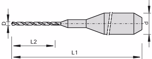 VHW micro helical drills LEUCO 2