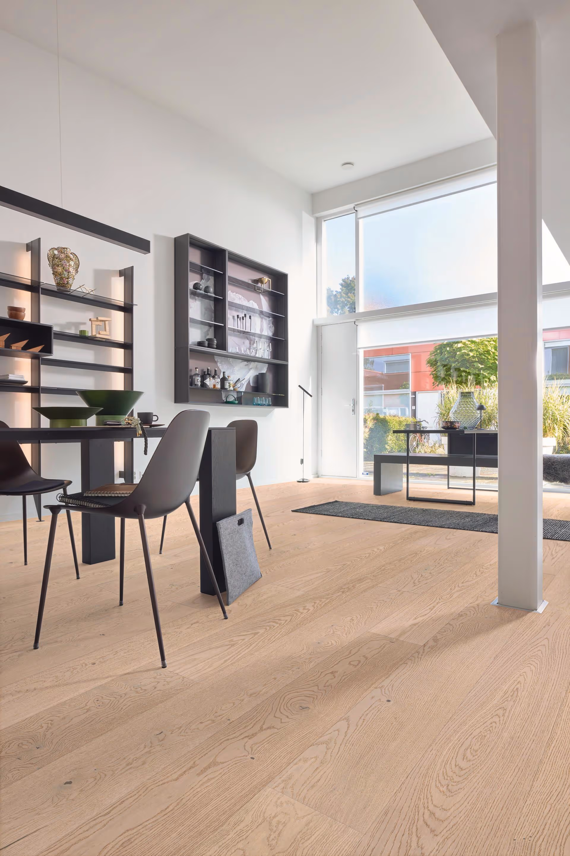 Lame de parquet contrecollé MEISTER Wood Flooring Natureflex HD 100 chêne Off-white oak lively 3