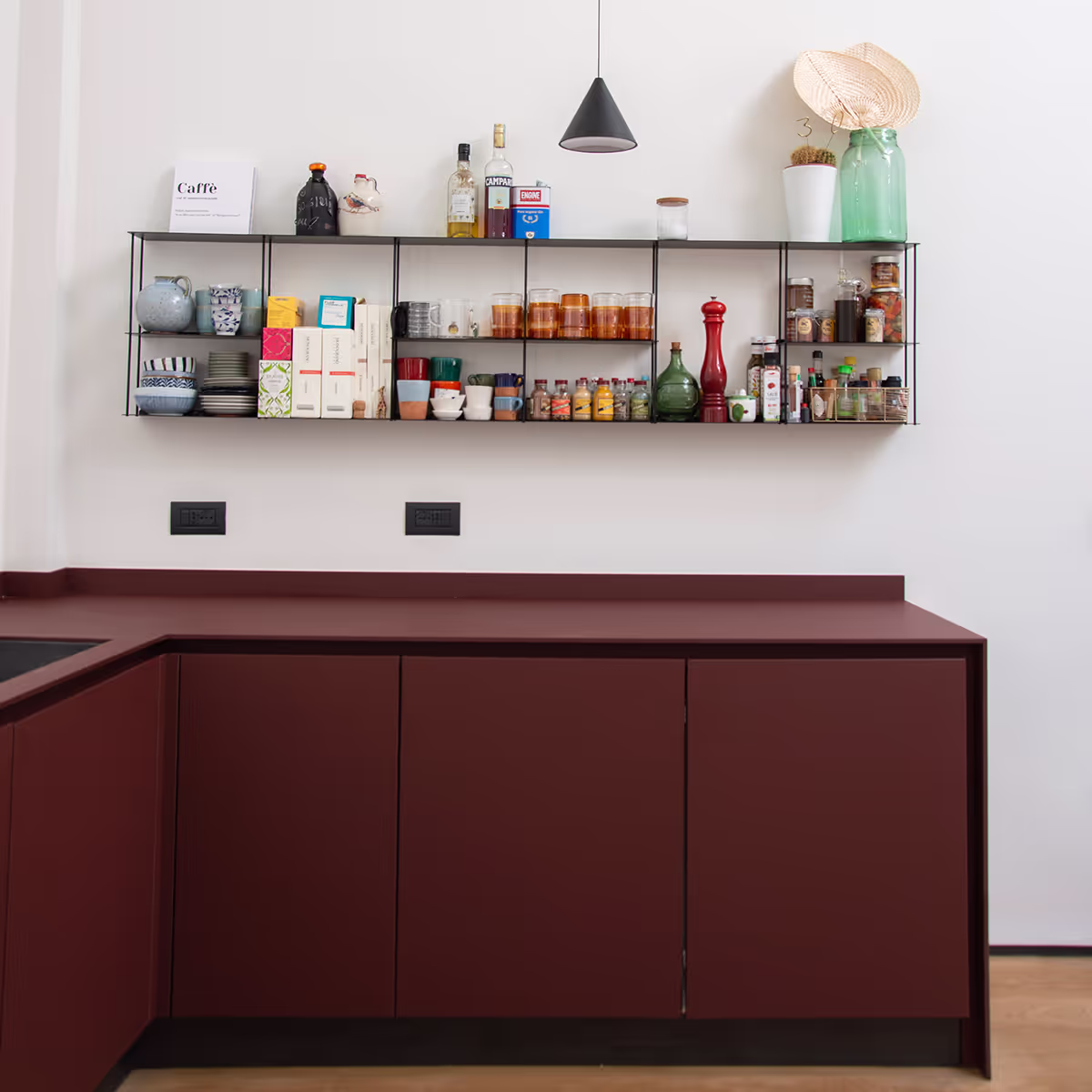 Rosso Jaipur kitchen – Nicolò Rosmarini, Milan