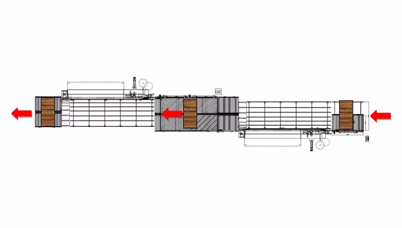 SCM Stefani Rocket E flexible edgebanding line 2