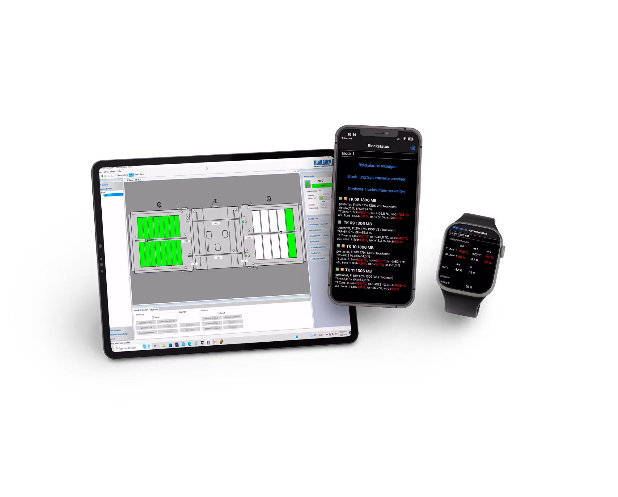 Mühlböck K5 drying management software 2