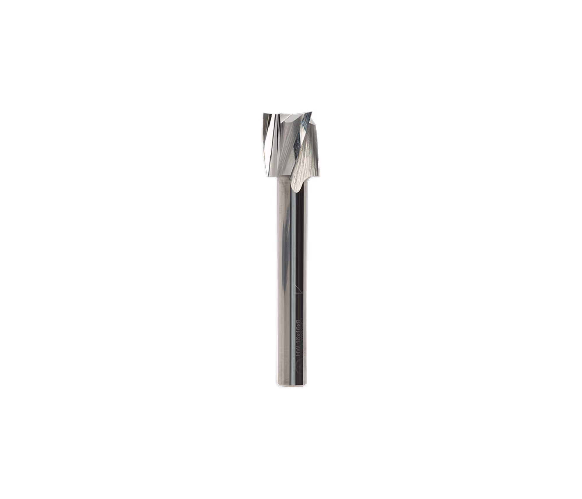 Fraise hélicoïdale positive à trois dents 16 mm x 16 mm Shaper 2