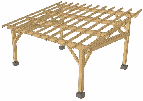 Carport en épicéa Taillefer 3