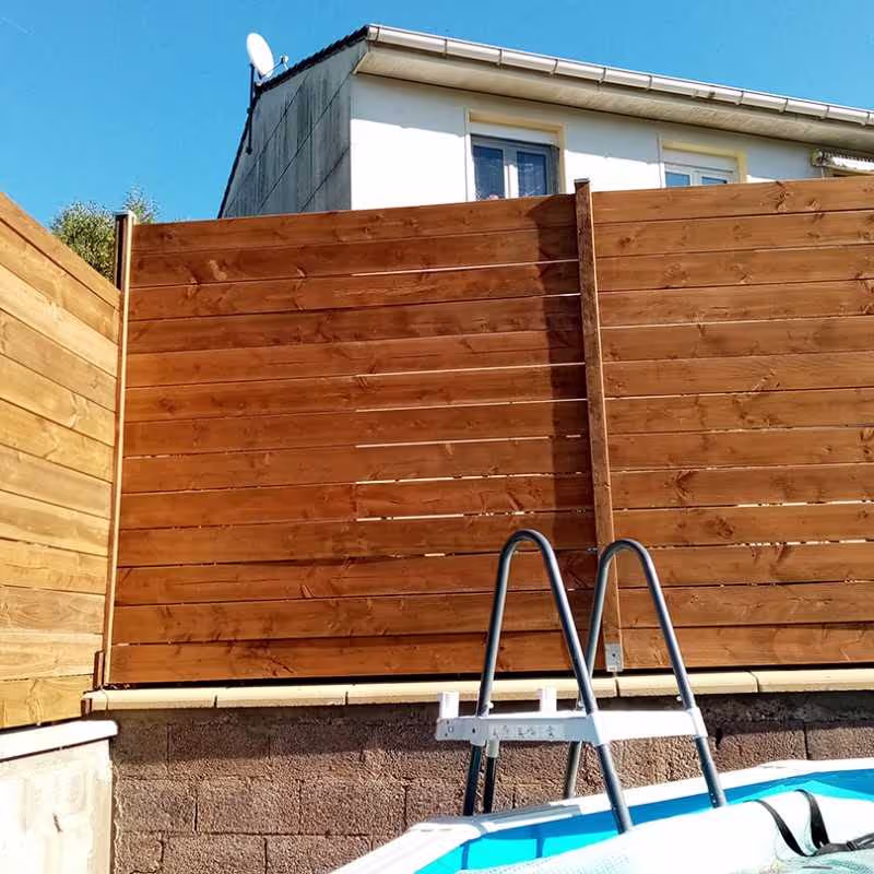 Palisade KIT of 5.50 linear m in Pressure-Treated Brown Douglas Fir 3