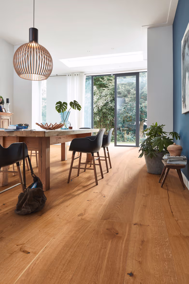 Lame de parquet contrecollé MEISTER Lindura HD 400 chêne Authentic oak huilé 2