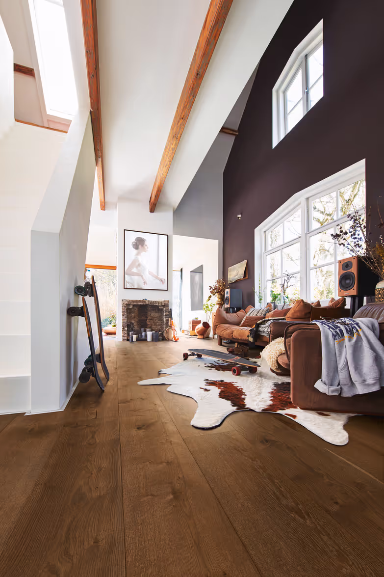 Lame de parquet contrecollé MEISTER Lindura HD 400 chêne Authentic olive grey oak 2