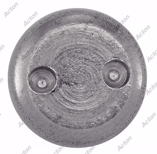 Cylindrical head tamper-proof “snake eyes” machine screw, A2 stainless steel Acton 3