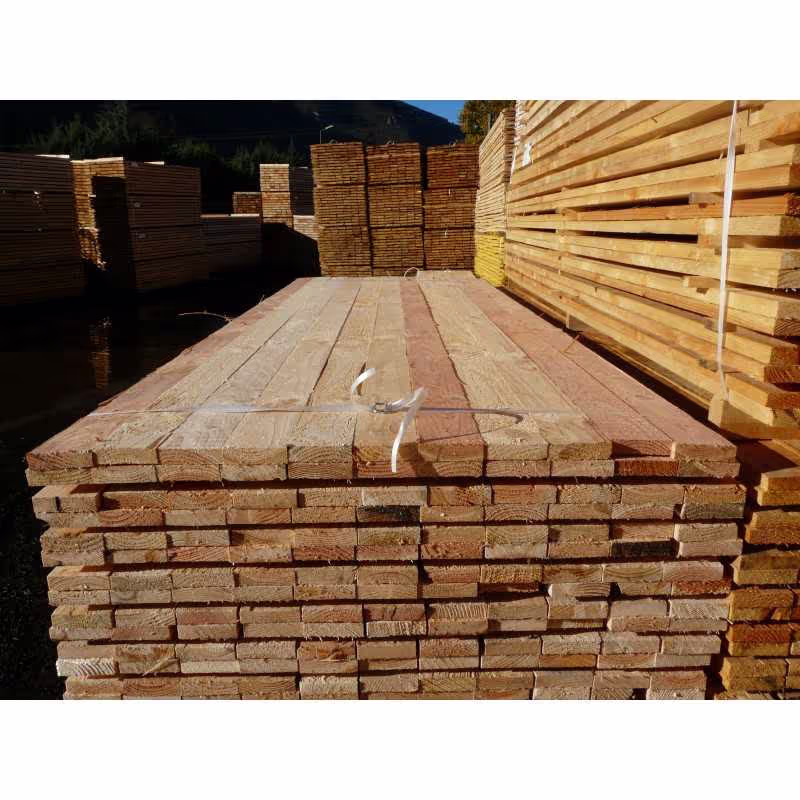 Plank 27mm Sawn Treat. Pressure-Treated Brown Cl. 3-4 Grade 2-3 2