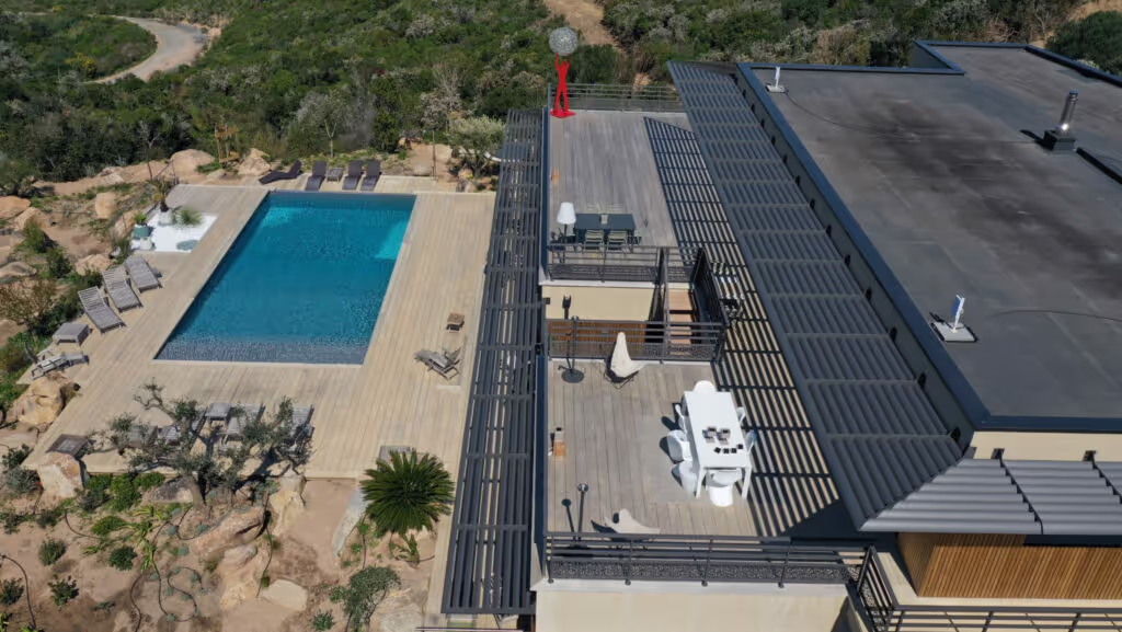 Two Accoya decks in Corsica