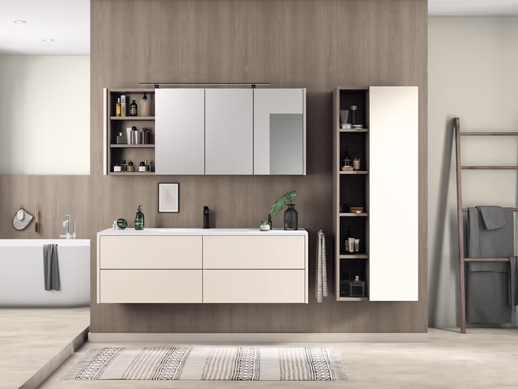 Panneau décoratif Egger Chêne Lorenzo sable Deepskin Linear 3