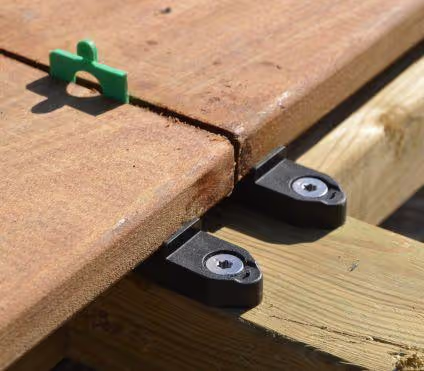 Fixation invisible pour terrasse bois FIXEGO 25mm et plus 2