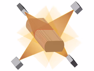 USNR “QuickScan” saw module infeed 3