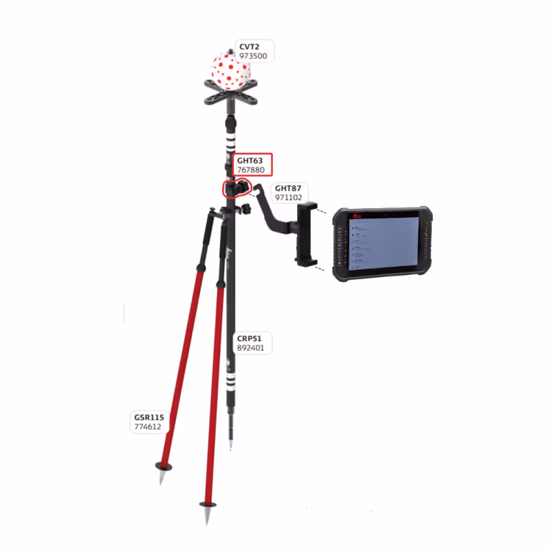 Leica GHT63 adapter for CRP51 pole holder 2