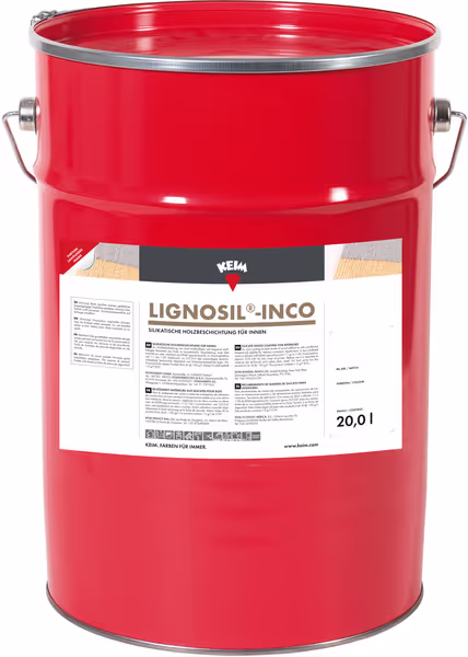 Peinture au silicate pour bois intérieur KEIM Lignosil-Inco