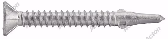 Self-drilling screws with with wings, serrated countersunk head six-lobe, Point 2