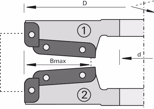 5540 Raised panel tool bodies LEUCO, Silverline 2