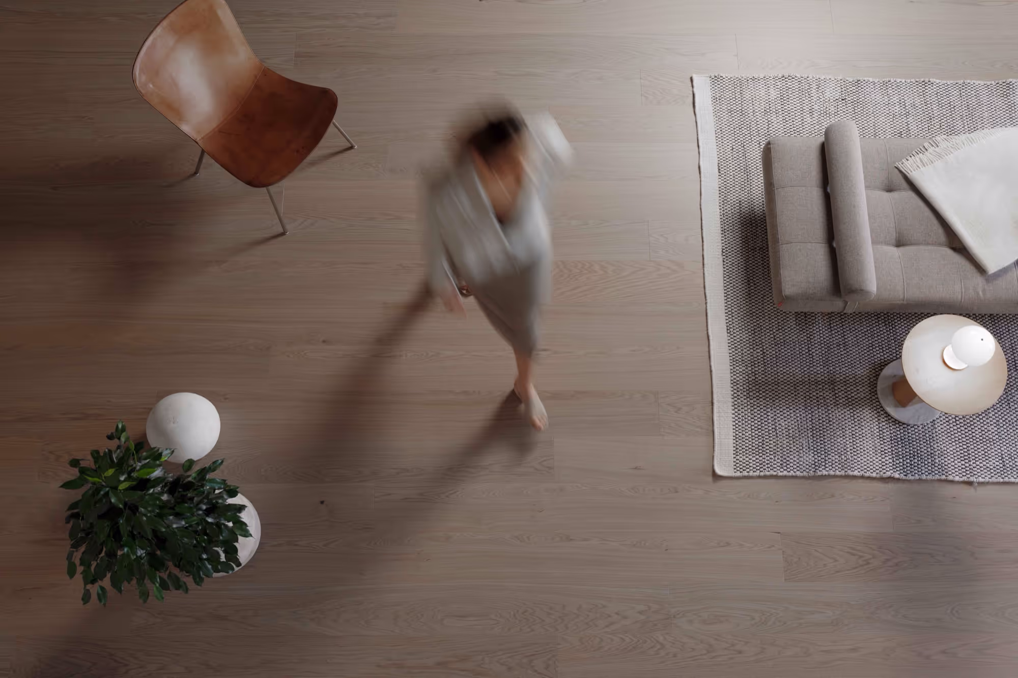 Lame de parquet hybride Bjelin Woodura Grytet chêne Vapor 5