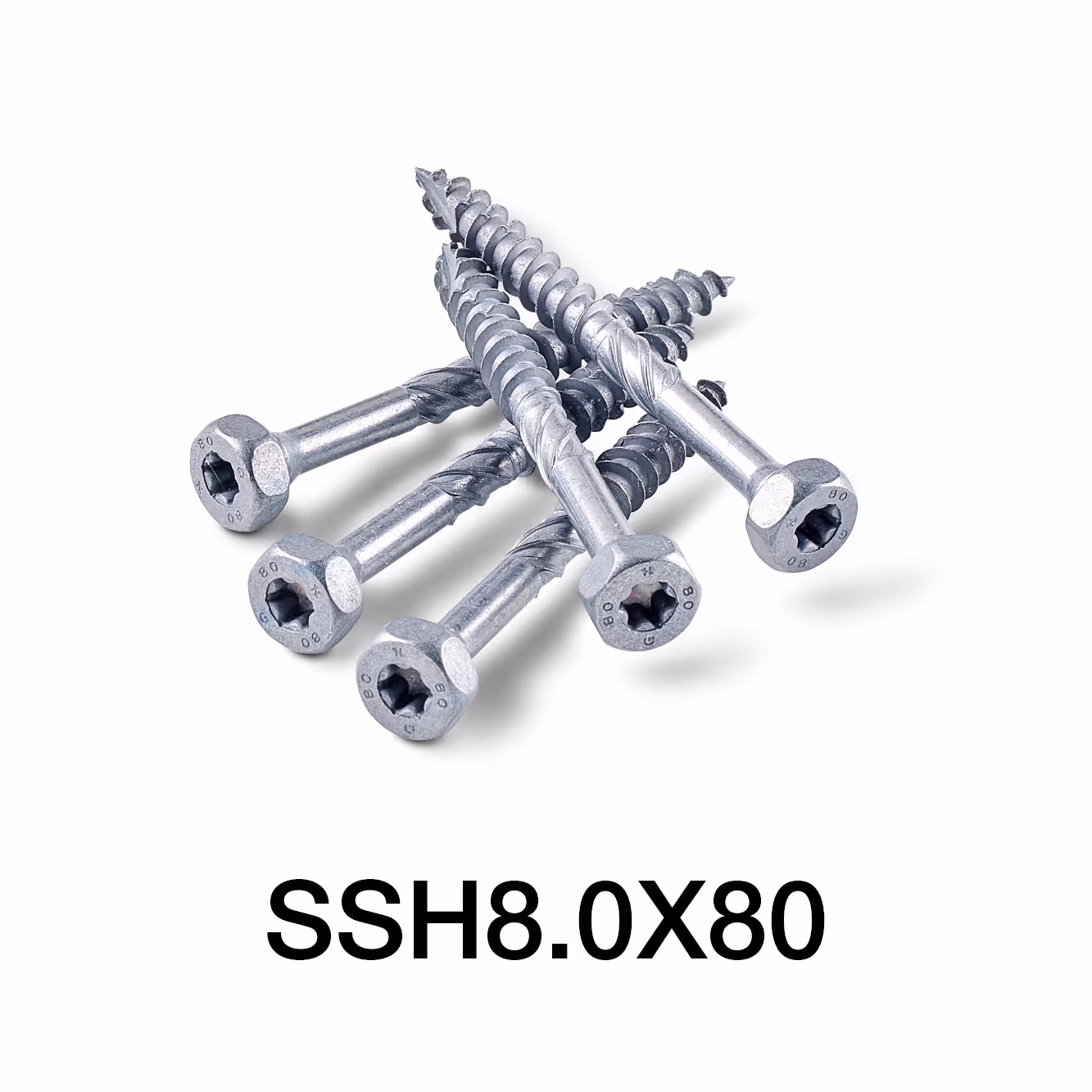 SSH Vis connecteurs acier sur bois 3