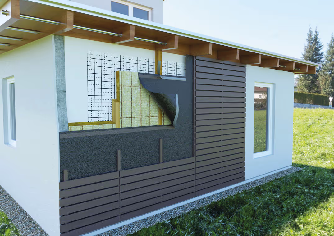 Écran pare-pluie BWK Difflex Thermo Façade SK 2
