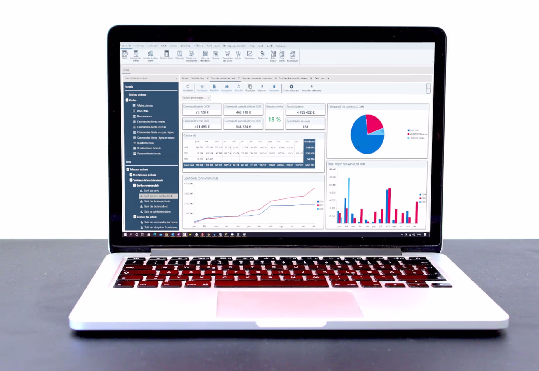 Logiciel ERP GPAO Herakles pour scierie, charpente et menuiserie
