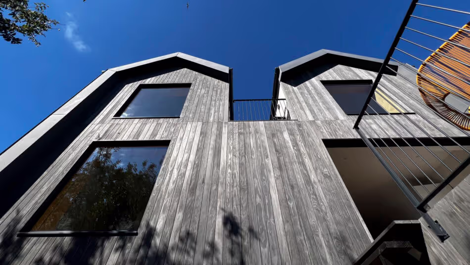Accoya Color Grey cladding in England
