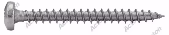 Screw for chipboard, cylindrical head pozidriv, A4 stainless steel Acton 2