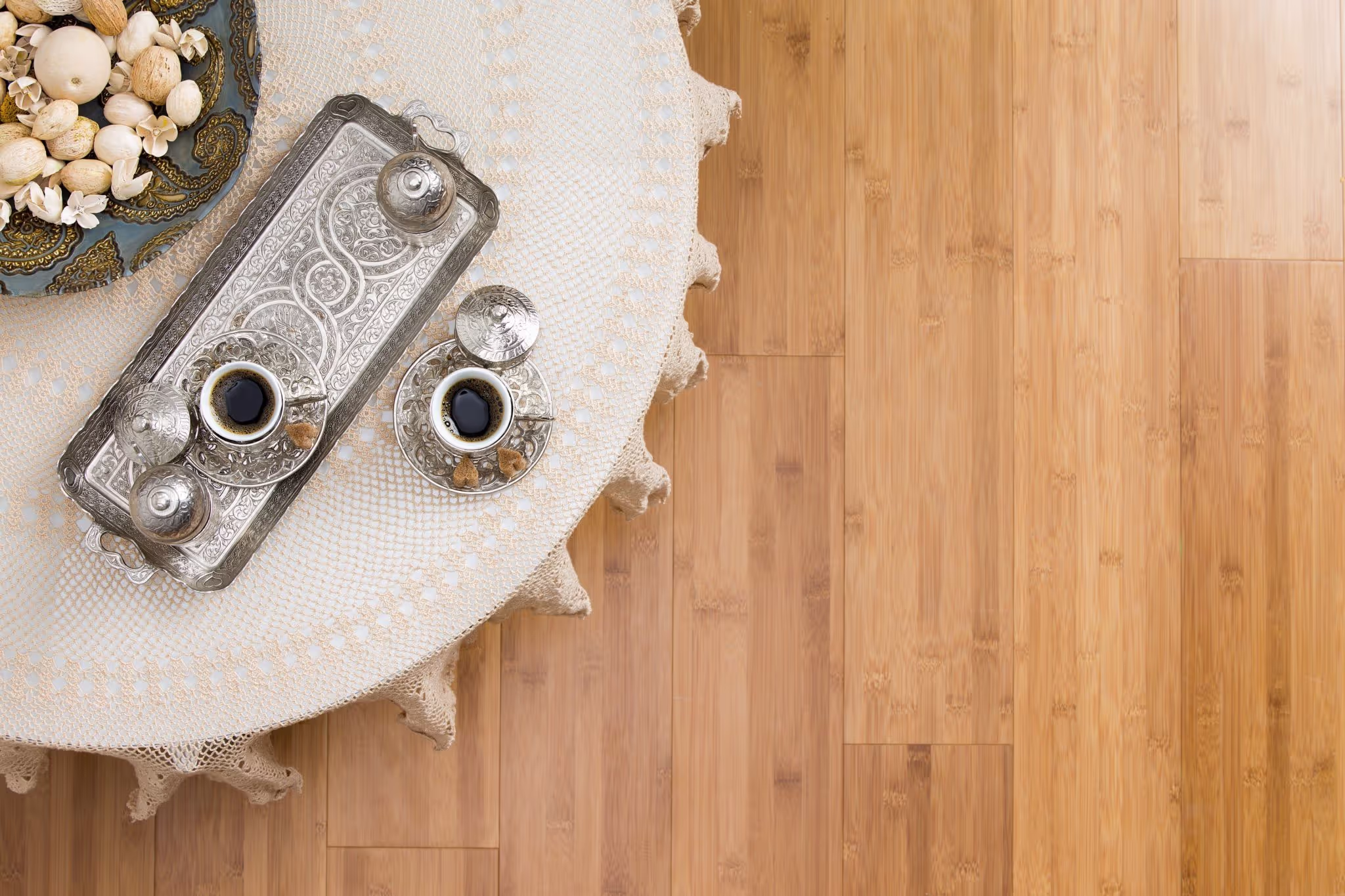 Parquet massif bambou ootouch Horizontal Caramel Ecofloor 2